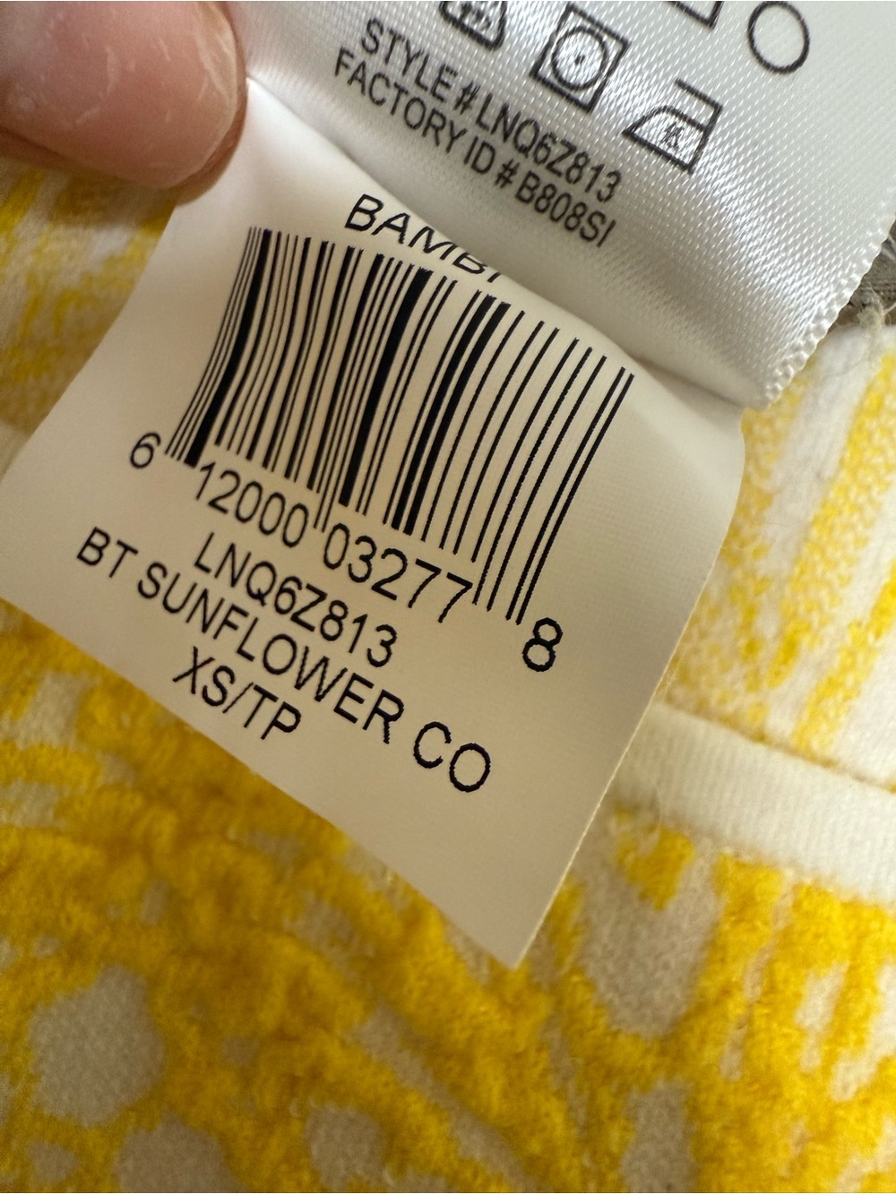 NWOT🌼  BCBGMAXAZRIA yellow and white textured knit mini dress 🌻 - Picture 8 of 11